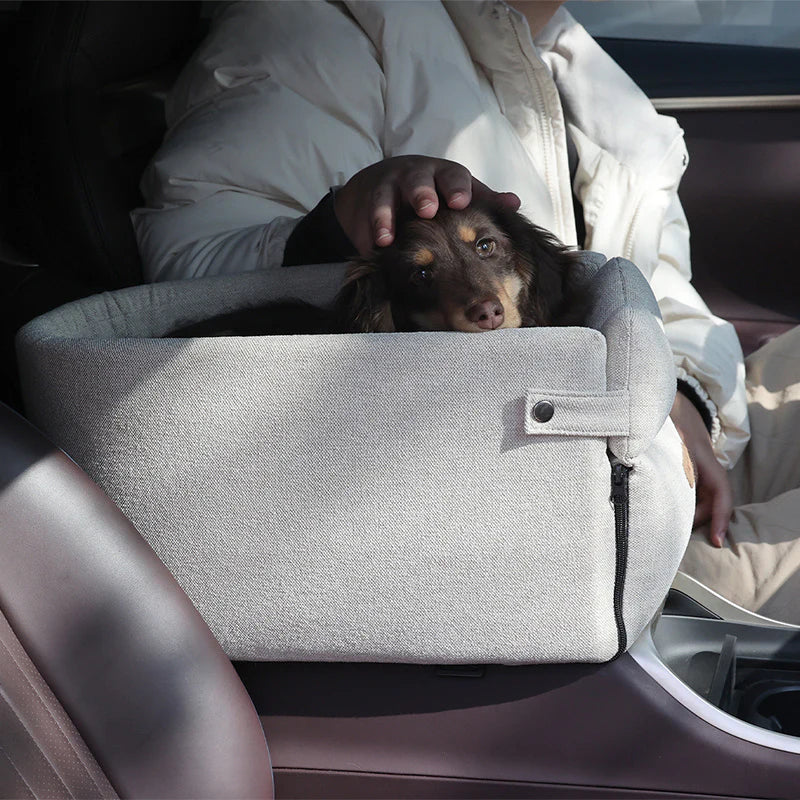 Portable Dog Car Seat Bed and Safety Travel Carrier for Small Dogs and Cats