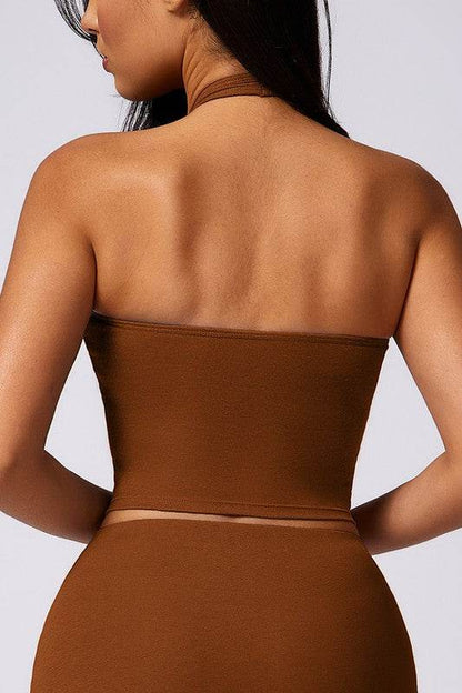 Halterneck Sports Bras for Running, Fitness, and Yoga