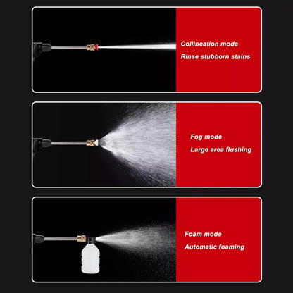 Portable Cordless High-Pressure Electric Water Spray Gun for Automotive Cleaning
