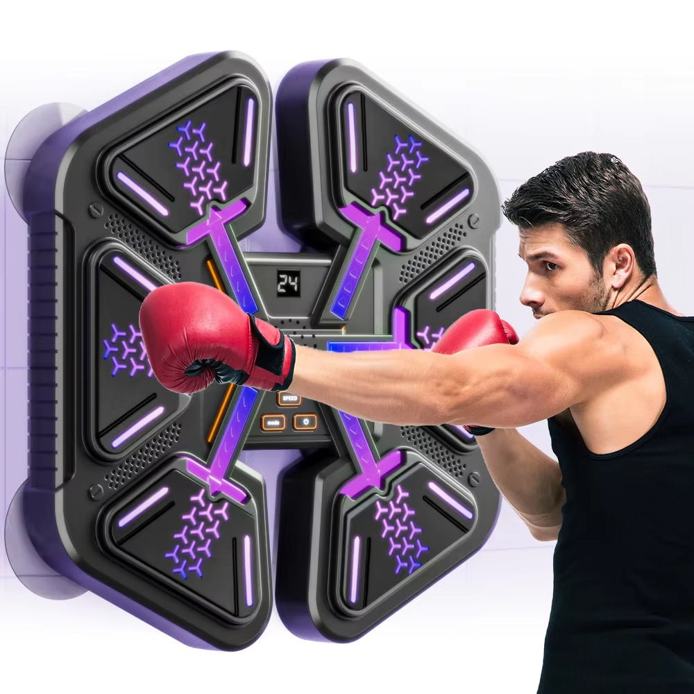 Smart Music Boxing Trainer for Adults and Children - Home Fitness Response Training Wall Target