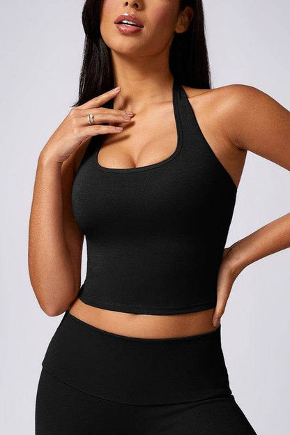 Halterneck Sports Bras for Running, Fitness, and Yoga