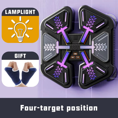 Smart Music Boxing Trainer for Adults and Children - Home Fitness Response Training Wall Target
