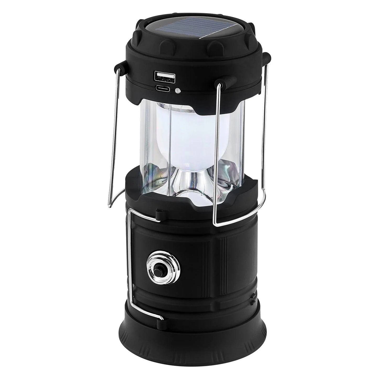 Portable Rechargeable LED Camping Lanterns with Battery Bank Function - Set of 4