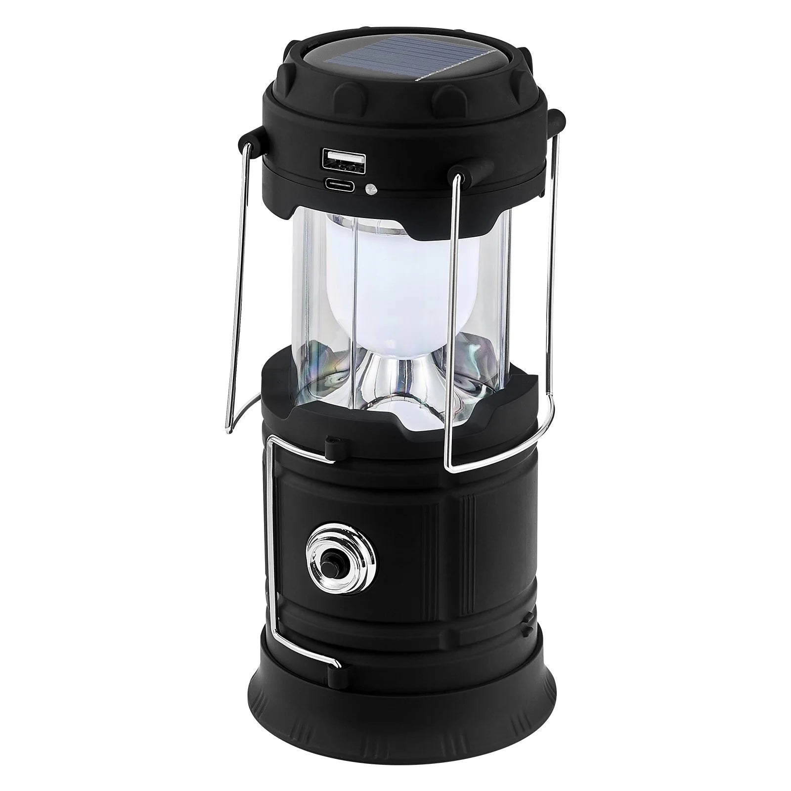 Portable Rechargeable LED Camping Lanterns with Battery Bank Function - Set of 4