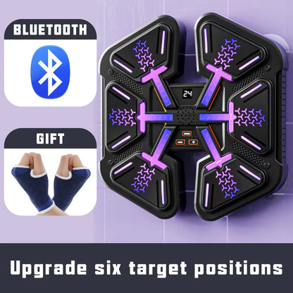 Smart Music Boxing Trainer for Adults and Children - Home Fitness Response Training Wall Target
