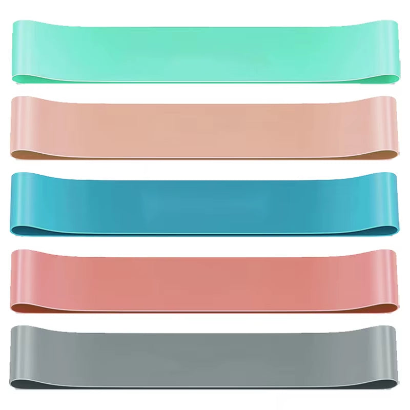 Different Resistance Bands Yoga Band Fitness Exercise Training Hip Tension Band Leg Squat Dance Elastic Loop Stretch Band