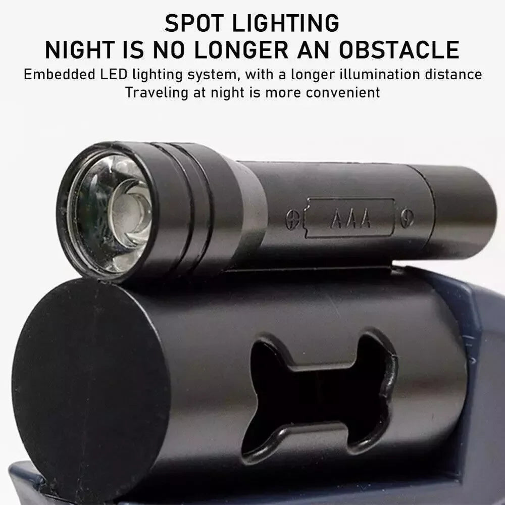 Dual Pet Retractable Leash with Reflective Features and 360-Degree Swivel for Double Dog Walking