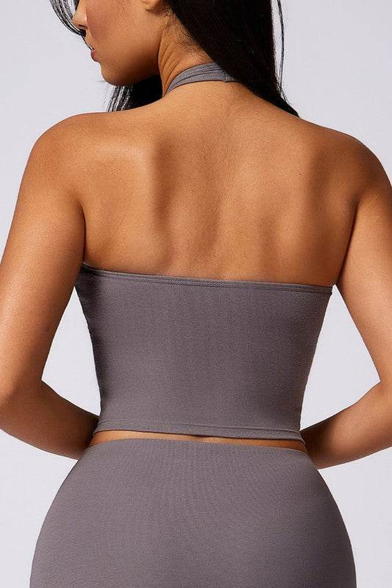 Halterneck Sports Bras for Running, Fitness, and Yoga