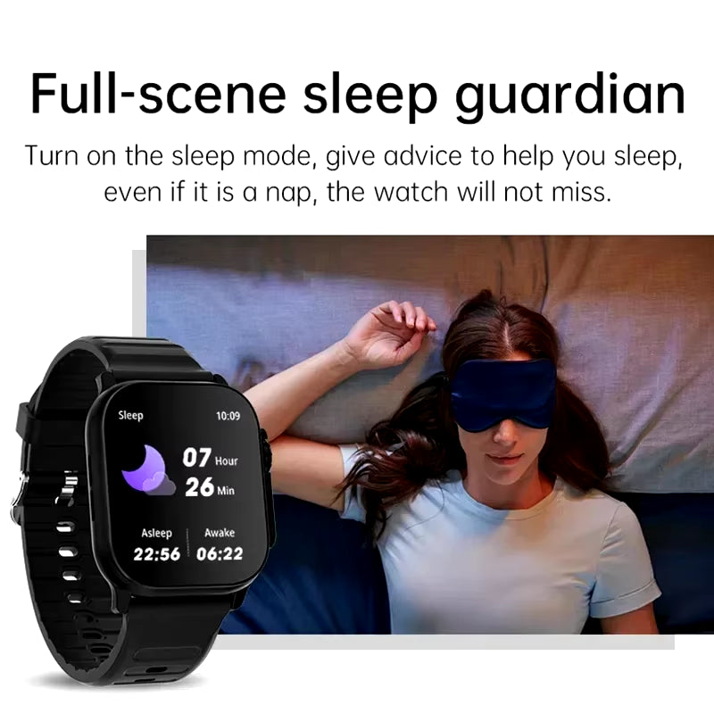 T900 Ultra Smartwatch - Bluetooth Calling, Message Alerts, Heart Rate Monitoring, and Sports Tracking for Android and iOS - Unisex Design
