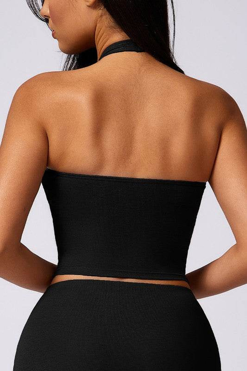 Halterneck Sports Bras for Running, Fitness, and Yoga