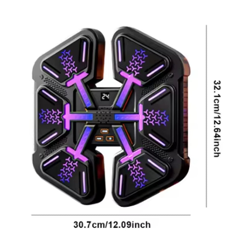 Smart Music Boxing Trainer for Adults and Children - Home Fitness Response Training Wall Target