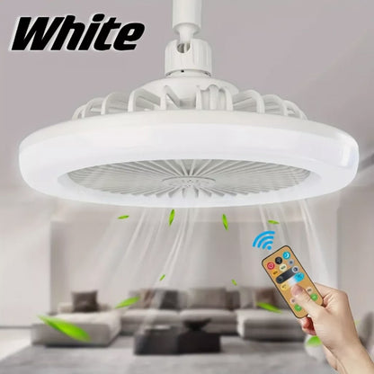 Ceiling Light with Fan and Remote, Timing, 3 Color Dimmable LED, 3 Speeds New