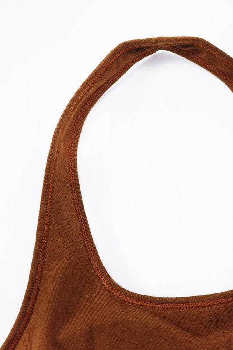 Halterneck Sports Bras for Running, Fitness, and Yoga