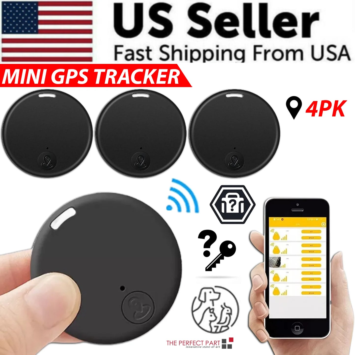 Bluetooth Mini GPS Tracking Device for Children and Pets