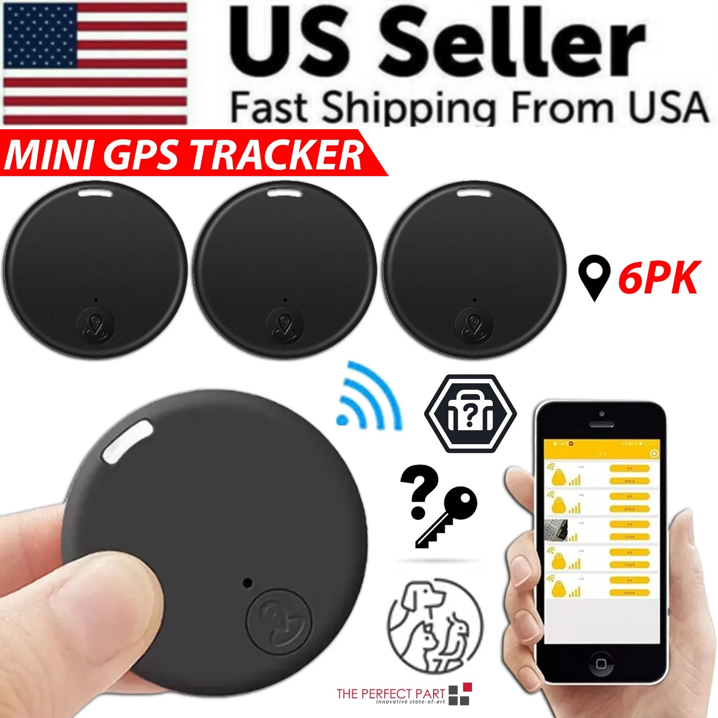 Bluetooth Mini GPS Tracking Device for Children and Pets