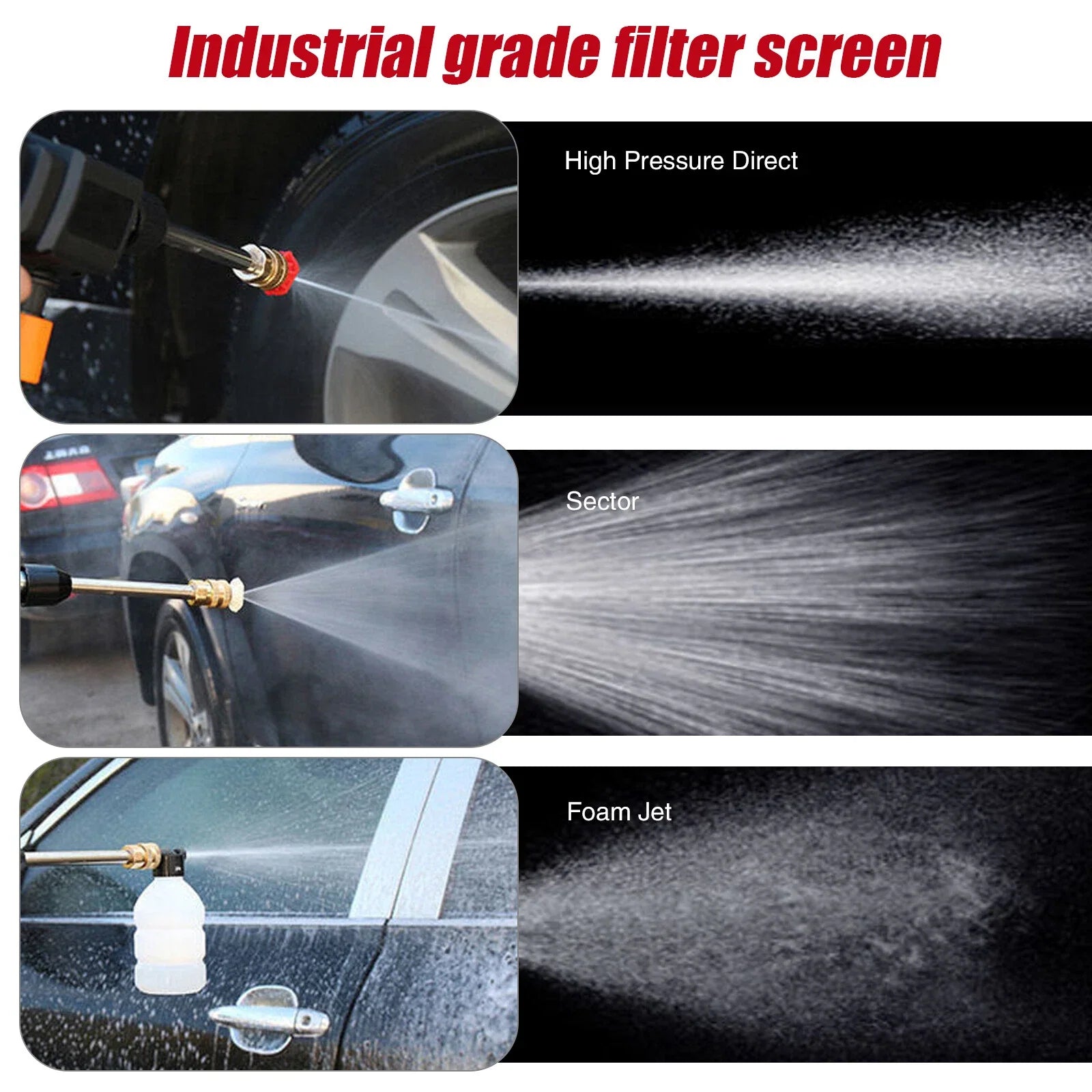 Portable Cordless High-Pressure Electric Water Spray Gun for Automotive Cleaning